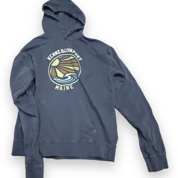 Tops - Navy Kennebunkport Maine Hoodie